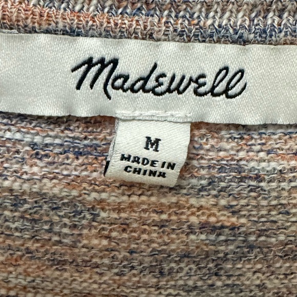 Madewell Marled Summer Ryder Cardigan Size Medium - Picture 4 of 5